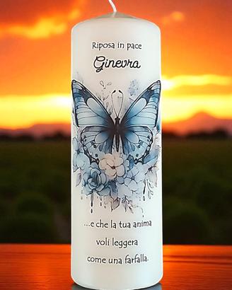 Candela Commemorativa Personalizzata –  23 cm