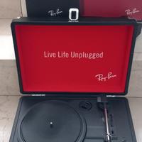 Giradischi portatile vintage rayban