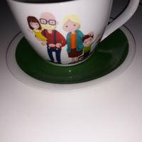 Tazza grande con piattino