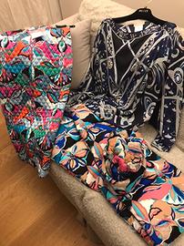 Sciarpa cappello gonna maglia Pucci