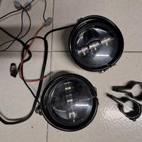 fari supplementari moto custom harley paramotore