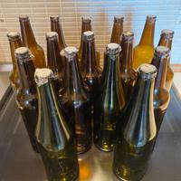 bottiglie birra vuote vetro 0,66