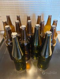bottiglie birra vuote vetro 0,66