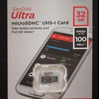 micro SD HC UHS-I Card SANDISK Ultra 32Gb 100 MB/s