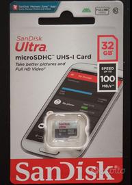 micro SD HC UHS-I Card SANDISK Ultra 32Gb 100 MB/s