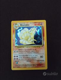 Pokemon Ninetales 12/102 Set Base Rara Holo Unli