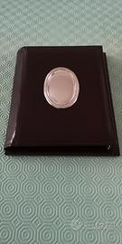 Notes e rubrica argento/pelle