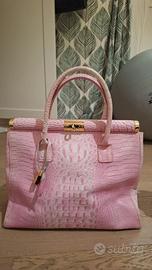 Borsa pitonata rosa