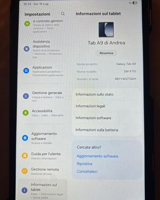 Samsung Galaxy TAB A9  - 8.7’’