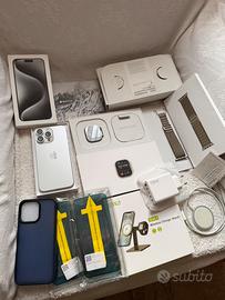 iPhone 15 Pro Max + Apple Watch Ultra 2 +Accessori