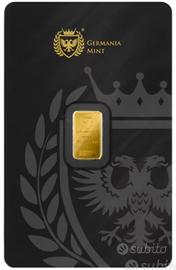 LINGOTTO ORO PURO 1g GERMANIA MINT NUOVO BLISTER