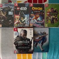 LOTTO 5 GIOCHI NINTENDO SWITCH A SOLI 80€ +OMAGGIO
