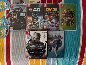 LOTTO 5 GIOCHI NINTENDO SWITCH A SOLI 80€ +OMAGGIO