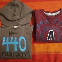 2 felpe bambino 6-7 anni LANA KIDS