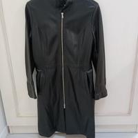 Cappotto in pelle donna