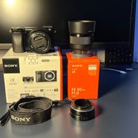 Sony a6000 + obiettivi e accessori
