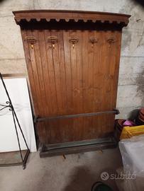 attaccapanni in legno di castagno 