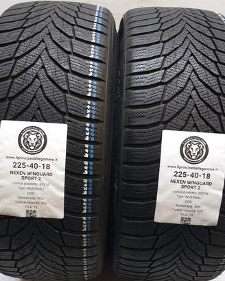 2 GOMME 225 40 18 NEXEN A60218
