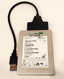 SSD 480 GB 3D TLC NAND interno/esterno USB 3.3