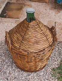 Damigiana impagliata 50 Lt  Vintage