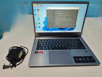 Notebook Acer SF314 14" Ryzen 5 8Gb Ram 512Gb SSD