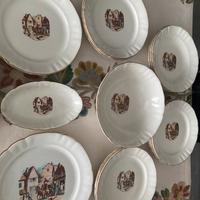 PIATTI PORCELLANA INGLESE OLD BRIDGE EARTHENWARE