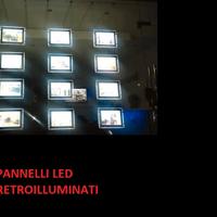 Vetrine led pannelli pubblicitari retroilluminati