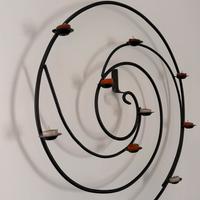 Candelabro ferro battuto