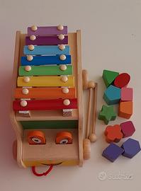 gioco camioncino xilofono 