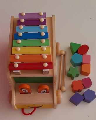 gioco camioncino xilofono 