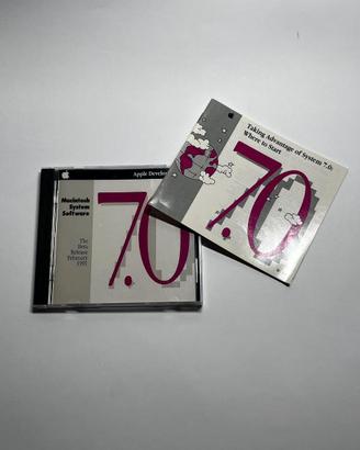 Raro CD Apple Macintosh System Software 7.0 Beta F