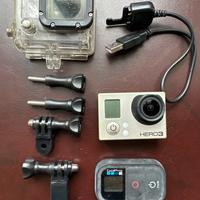 GoPro Hero 3 silver con custodia e telecomando