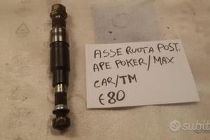 Asse ruota posteriore ape poker max tm 703