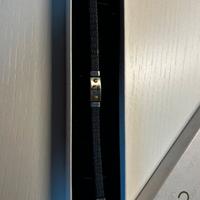 Bracciale Cuba Jewels in Acciaio e Pelle Blu