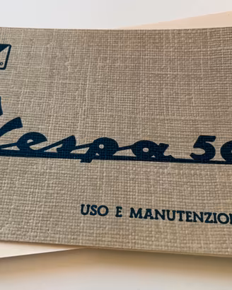 Vespa 50N (1966): set documenti originali