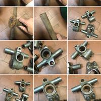 Piastre sterzo moto epoca (40€)