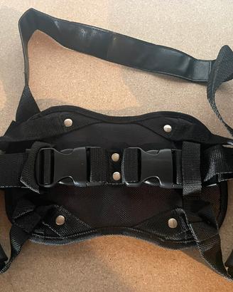Fascia lombare con maniglie per bambini in moto