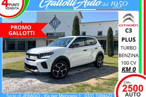 Citroen C3 Plus turbo s&s 100cv