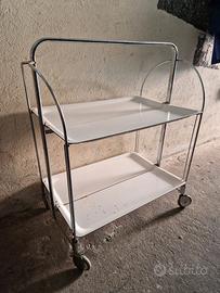 Carrello porta vivande vintage, pieghevole
