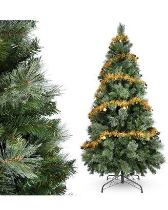 Albero di Natale Artificiale in PVC 160cm con 800 