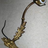 Antica applique ottone Liberty originale