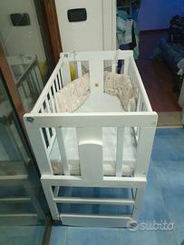 Culla a dondolo ruote + sdraietta omaggio chicco