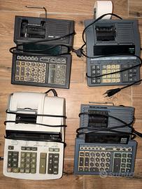 Calcolatrici stampanti vintage canon olivetti