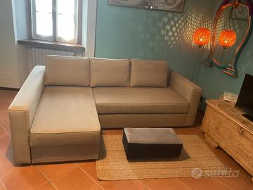 DIVANO  LETTO 3 POSTI CON CHAISE LONG