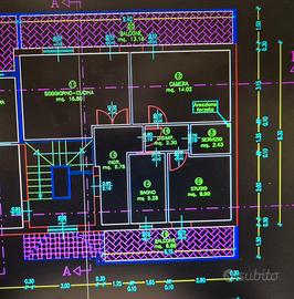 Appartamento trivano arredato al p. 1