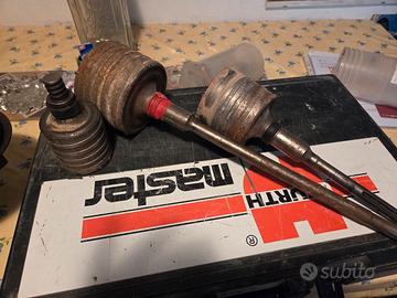 trapano tazze e flessibile e vari accessori