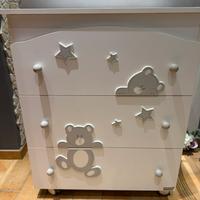 Lettino e Fasciatoio Erbesi Orsetto