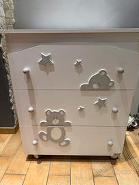 Lettino e Fasciatoio Erbesi Orsetto