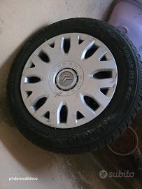 4 cerchi ferro gommati