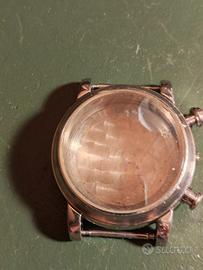 cassa acciaio per cronografo graham